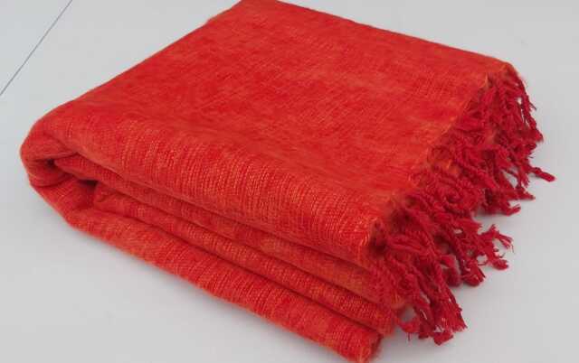 Handwoven Yak Wool Blanket Soft Travel Shawl, Meditation Wrap - image 1