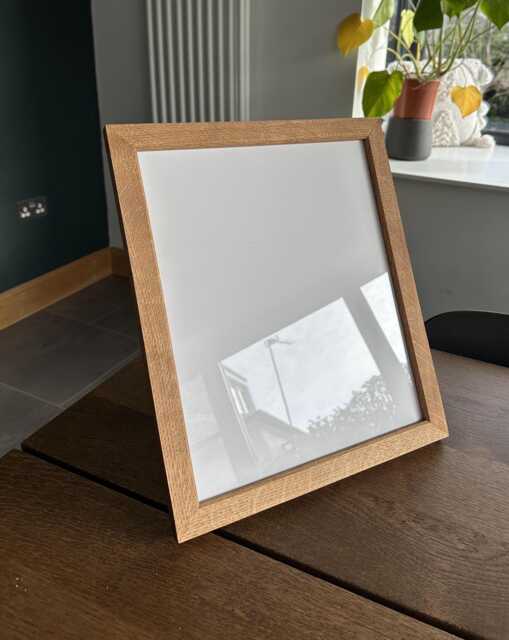 Made To Measure Bespoke Solid Oak Photo Frame - Hardwood Picture Handmade - image 1