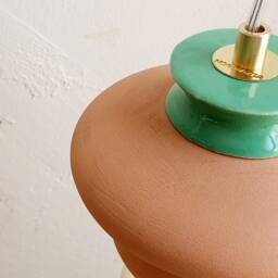 Ceiling Lamp Pendant Terracotta Lamp Hanging Light Fixture - thumbnail 3