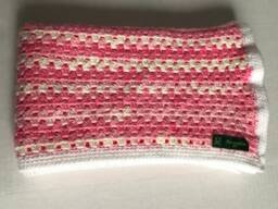 Pink & White Baby Blanket