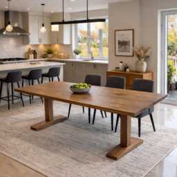 Solid Oak Tona Dining Table & Benches - Legs