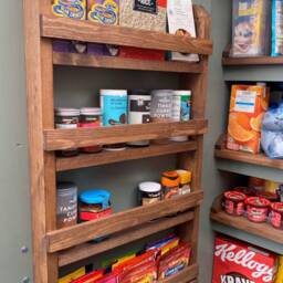 Handcrafted Pantry Larder Bespoke Kitchen Cupboard With Soft Close - thumbnail 4
