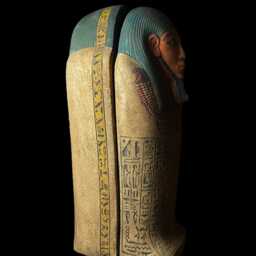 Egyptian Sarcophagus Replica Ancient Egypt Artifact, Home Decor Statue - thumbnail 2