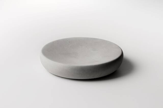 Concrete Moon Soap Dish - image 1