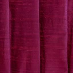 Magenta Silk Dupioni Curtain Panels - Rod Pocket, Grommet, Box Pleat, Three Pinch Tab Top & Plain Ring Top - thumbnail 3
