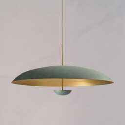 Mid Century Italian Stilnovo Modern Brass Pendant Light Flush Mount Chandelier - Retro Ceiling Lamp Scandinavian Lighting Minimalist