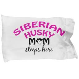 Dogsmakemehappy Siberian Husky Mom & Dad Pillowcases - Mom - thumbnail 3