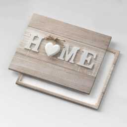 The Inscription Home Canvas, Picture Wall Hanging, Beige Decor, Text Canvas Print - thumbnail 3