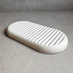Concrete Soap Dish, Bar Holder, Handmade Tray, Sponge Cement Bathroom Accessories, Minimalist Modern Saver