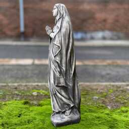 Massive Virgin Mary Statue Concrete Madonna Ornament Stone Religious Figurine Cement Woman Sculpture Handcrafted Garden Catholic Decor Gift - thumbnail 2