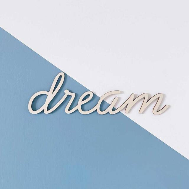 Dream Wall Art Sign - Nursery & Bedroom Decor - image 1