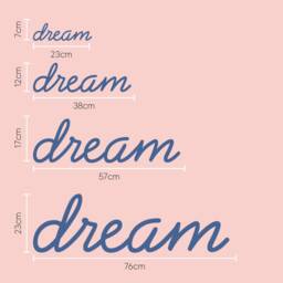 Dream Wall Art Sign - Nursery & Bedroom Decor - thumbnail 3