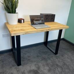 Rustic Solid Wood Handmade Office Desk Made From Reclaimed Timber - thumbnail 2