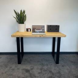 Rustic Solid Wood Handmade Office Desk Made From Reclaimed Timber - thumbnail 4