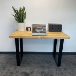 Rustic Solid Wood Handmade Office Desk Made From Reclaimed Timber - thumbnail 3
