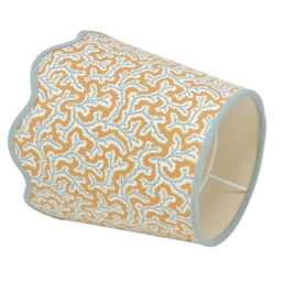 Scallop Lampshade - Dulcie Ian Sanderson Natural Scalloped Edges Trim Colours Clip On, Lamp Or Pendant Light - thumbnail 3