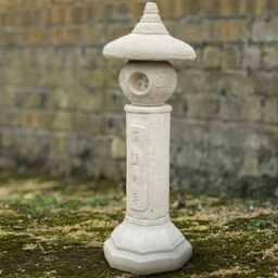 Concrete Massive Pagoda Lantern Figurine Cement Statue Handmade Japanese Sculpture Zen Art Garden Decor Stone Yard