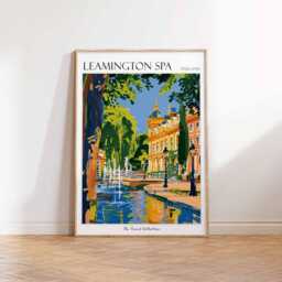 Leamington Spa Travel Poster British Heritage Art Print - thumbnail 3
