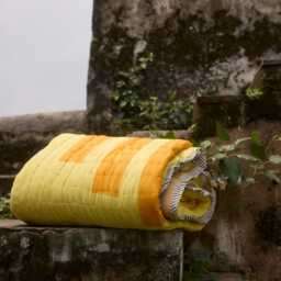 Reversible Indian Block Print Kantha Quilt Aztec Boho Bedding Set - thumbnail 4
