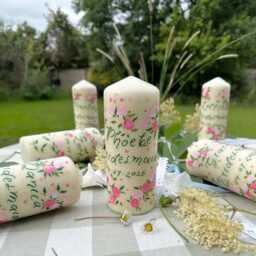Personalised Hand Painted Bridesmaid Proposal Candle - thumbnail 3