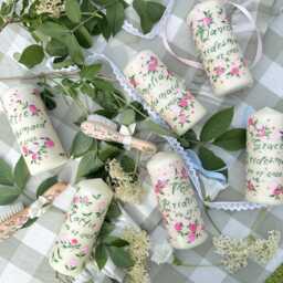 Personalised Hand Painted Bridesmaid Proposal Candle - thumbnail 1