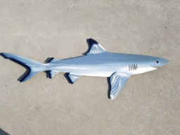 Black Tip Shark Art, Metal Wall Fish Ocean Fishing Gift, Tropical Decor, Handmade Art