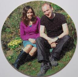 Custom Hand Cut Wooden Jigsaw Puzzle Wedding Gift in Box - Made From Your Chosen Image