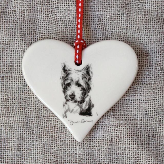 Westie Christmas Ornament - West Highland Terrier Dog Keepsake Xmas Tree Decoration & Stocking Filler Gift - image 1