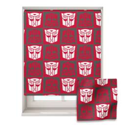 Red & Grey Autobots Roller Blind, Transformers Children's Made To Measure, Blackout Blind