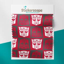 Red & Grey Autobots Roller Blind, Transformers Children's Made To Measure, Blackout Blind - thumbnail 2