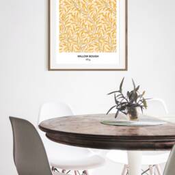 Willow Bough Print, William Morris Art, Exhibition Poster, Floral Art Prints, Yellow Art, Nouveau, Wild Flowers, Fast Delivery - thumbnail 2