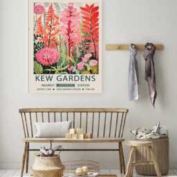 Botanical Flower Market Art Print, Kew Gardens Floral Wall Decor, Art, Art - thumbnail 2