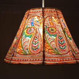 Autumn Inspired Peacock Lampshade/Ceiling Lamp Shade Vintage Style Bed Unique #30 - thumbnail 4