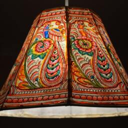 Autumn Inspired Peacock Lampshade/Ceiling Lamp Shade Vintage Style Bed Unique #30 - thumbnail 2