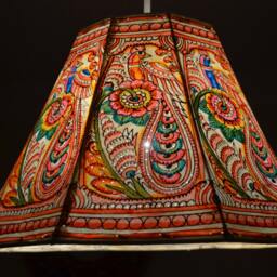 Autumn Inspired Peacock Lampshade/Ceiling Lamp Shade Vintage Style Bed Unique #30 - thumbnail 3