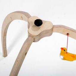 Play Arch Tripel Three Legs Activity Center Wooden Baby Gym, Playpen Play A Great Gift For Birth - thumbnail 3