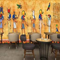 Egyptian Gods Portrait Wallpaper, Mythology Wall Mural, Peel & Stick - thumbnail 2