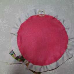 stitched With Love Flower Basket Wall Hanging - thumbnail 4