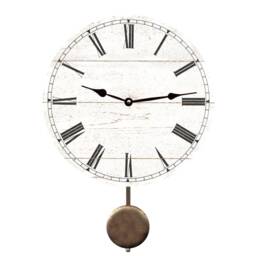 White Modern Clock - Wall Clock - thumbnail 2