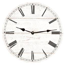 White Modern Clock - Wall Clock - thumbnail 1