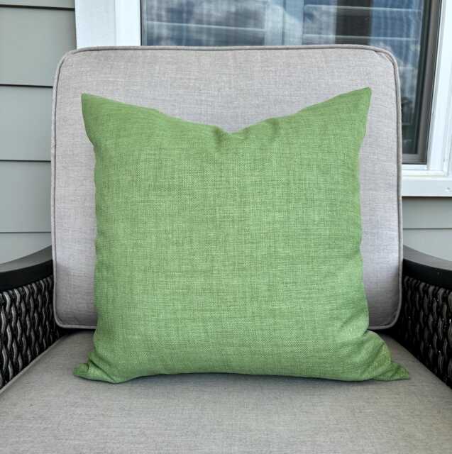 Green Outdoor Throw Pillow Patio Porch Decor Decorative Pillow Covers 18x18 20x20 22x22 14x20 Lumbar Pillows - image 1