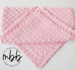 2 Skein - 10 Oz Baby Blanket - Easy Crochet Pattern PDF Download - thumbnail 1
