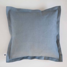 Handmade Red Linen Pillow Cover For Christmas Oxford Style Flanged Cushion - thumbnail 3