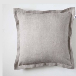 Handmade Red Linen Pillow Cover For Christmas Oxford Style Flanged Cushion - thumbnail 2