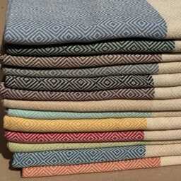 Turkish Beach Towel 100% Natural Cotton Peshtamal - 40x70 - thumbnail 2