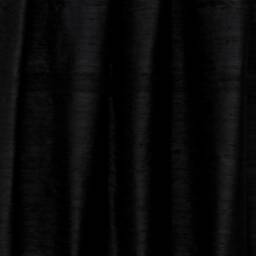 Black 100% Pure Silk Dupioni Curtain Panels - Rod Pocket, Grommet, Box Pleat, Three Pinch Tab Top & Plain Ring Top - thumbnail 3