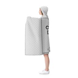 Custom Cat Hooded Blanket Dog, Personalized For Kids Adult Boys & Girls, Custom Blanket, Hooded Blanket Pattern Nurse - thumbnail 2