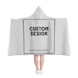 Custom Cat Hooded Blanket Dog, Personalized For Kids Adult Boys & Girls, Custom Blanket, Hooded Blanket Pattern Nurse - thumbnail 1