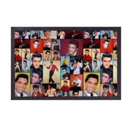 Elvis Presley Colour Montage - Door Mat 60cm X 40cm