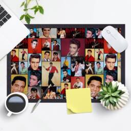 Elvis Presley Colour Montage - Door Mat 60cm X 40cm - thumbnail 2